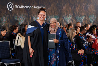 Photo from the TWoA Tāmaki Makaurau 2023 November Graduations (Ceremony 1 @ 1pm), held at the Due Drop Events Centre, Manukau, Auckland, New Zealand on Tuesday, 28 November, 2023. Photo: Mike Walen / KeyImagery Photography. Copyright: © Te Wānanga o Aotearoa.
