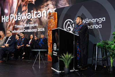 Photo from the TWoA Tāmaki Makaurau 2024 Graduations (Ceremony 3 @ 2pm), held at Church Unlimited, Glendene, Auckland, New Zealand on Tuesday, 25 June, 2024. Photo: Mike Walen / KeyImagery Photography. Copyright: © Te Wānanga o Aotearoa.
