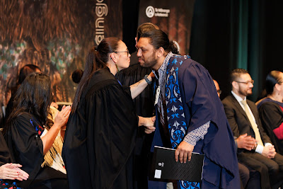 Photo from the TWoA Tāmaki Makaurau 2023 Graduations (Ceremony 4 @ 10am), held at the Due Drop Events Centre, Manukau, Auckland, New Zealand on Thursday, 8 June, 2023. Photo: Mike Walen / KeyImagery Photography. Copyright: © Te Wānanga o Aotearoa.