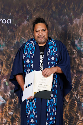 Photo from the TWoA Tāmaki Makaurau 2023 November Graduations (Ceremony 1 @ 1pm), held at the Due Drop Events Centre, Manukau, Auckland, New Zealand on Tuesday, 28 November, 2023. Photo: Mike Walen / KeyImagery Photography. Copyright: © Te Wānanga o Aotearoa.