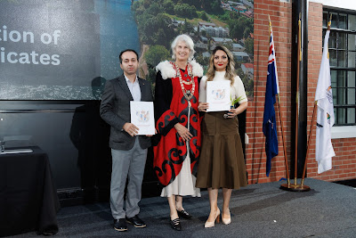 Photo from the HCC NZ Citizenship Ceremony 1 (Morning) held at The Atrium, Wintec/Te Pukenga, Hamilton, Waikato, New Zealand at 10:00am on Monday, 15 April, 2024. Photo: Mike Walen / KeyImagery Photography. Copyright: © Hamilton City Council.