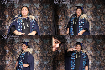 Booth photo from the TWoA Tainui 2021 Graduations (Thursday Morning - Ceremony 1), held at Elim Church, Te Rapa, Hamilton, New Zealand. Taken: Thursday 22 April 2021. Photo: InstaBooth / KeyImagery Photography. Copyright: © Te Wānanga o Aotearoa.