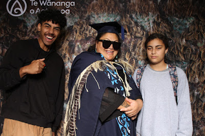 Booth photo from the TWoA Tainui 2021 Graduations (Thursday Morning - Ceremony 1), held at Elim Church, Te Rapa, Hamilton, New Zealand. Taken: Thursday 22 April 2021. Photo: InstaBooth / KeyImagery Photography. Copyright: © Te Wānanga o Aotearoa.
