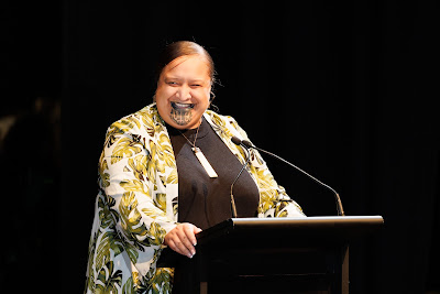 Photo from the TWoA Tāmaki Makaurau 2023 Graduations (Ceremony 5 @ 3pm), held at the Due Drop Events Centre, Manukau, Auckland, New Zealand on Thursday, 8 June, 2023. Photo: Mike Walen / KeyImagery Photography. Copyright: © Te Wānanga o Aotearoa.