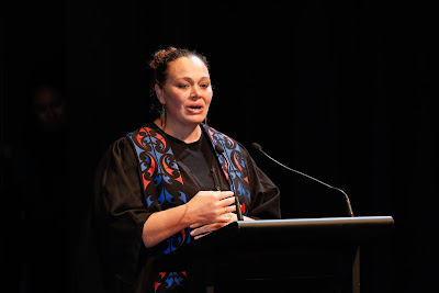 Photo from the TWoA Tāmaki Makaurau 2023 Graduations (Ceremony 3 @ 8pm), held at the Due Drop Events Centre, Manukau, Auckland, New Zealand on Wednesday, 7 June, 2023. Photo: Mike Walen / KeyImagery Photography. Copyright: © Te Wānanga o Aotearoa.