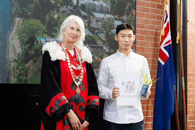 Photo from the HCC NZ Citizenship Ceremony (Morning) held in The Atrium, Wintec/Te Pukenga, Hamilton, Waikato, New Zealand at 10:00am on Monday, 12 February, 2024. Photo: Mike Walen / KeyImagery Photography. Copyright: © Hamilton City Council.