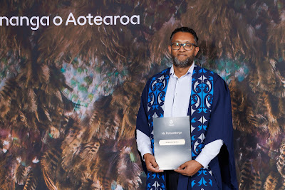Photo from the TWoA Tāmaki Makaurau 2023 November Graduations (Ceremony 1 @ 1pm), held at the Due Drop Events Centre, Manukau, Auckland, New Zealand on Tuesday, 28 November, 2023. Photo: Mike Walen / KeyImagery Photography. Copyright: © Te Wānanga o Aotearoa.