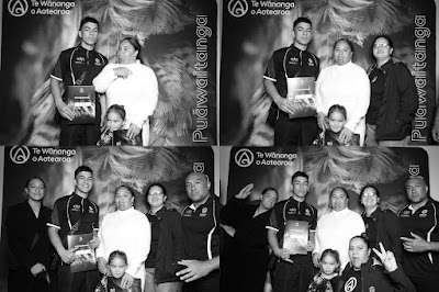 Booth photo from the TWoA Waiariki 2024 Graduations (Whakatāne), held at the Baptist Church, Whakatāne, Bay of Plenty, New Zealand on Wednesday, 15 May, 2024. Photo: InstaBooth by KeyImagery Photography. Copyright: © Te Wānanga o Aotearoa.