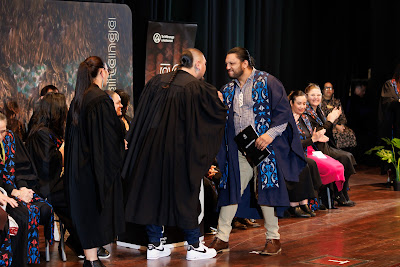 Photo from the TWoA Tāmaki Makaurau 2023 Graduations (Ceremony 4 @ 10am), held at the Due Drop Events Centre, Manukau, Auckland, New Zealand on Thursday, 8 June, 2023. Photo: Mike Walen / KeyImagery Photography. Copyright: © Te Wānanga o Aotearoa.