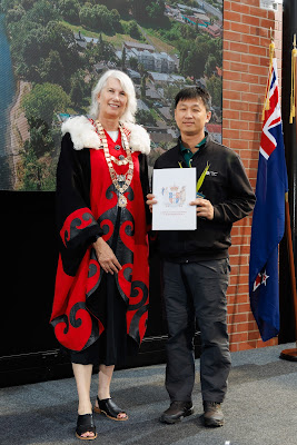 Photo from the HCC NZ Citizenship Ceremony (Morning) held in The Atrium, Wintec/Te Pukenga, Hamilton, Waikato, New Zealand at 10:00am on Monday, 12 February, 2024. Photo: Mike Walen / KeyImagery Photography. Copyright: © Hamilton City Council.