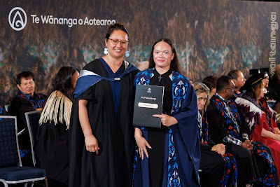 Photo from the TWoA Tāmaki Makaurau 2023 November Graduations (Ceremony 1 @ 1pm), held at the Due Drop Events Centre, Manukau, Auckland, New Zealand on Tuesday, 28 November, 2023. Photo: Mike Walen / KeyImagery Photography. Copyright: © Te Wānanga o Aotearoa.