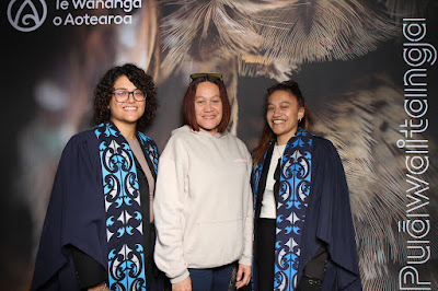 Photo from the TWoA Waiariki 2025 Graduation (Kawerau), held at the Rautahi Marae in Kawerau, Bay of Plenty, New Zealand on Friday, 16 May, 2025. Photo: InstaBooth by KeyImagery Photography. Copyright: © 2025 Te Wānanga o Aotearoa.