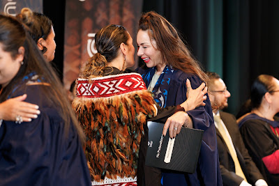 Photo from the TWoA Tāmaki Makaurau 2023 Graduations (Ceremony 4 @ 10am), held at the Due Drop Events Centre, Manukau, Auckland, New Zealand on Thursday, 8 June, 2023. Photo: Mike Walen / KeyImagery Photography. Copyright: © Te Wānanga o Aotearoa.