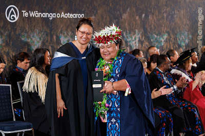 Photo from the TWoA Tāmaki Makaurau 2023 November Graduations (Ceremony 1 @ 1pm), held at the Due Drop Events Centre, Manukau, Auckland, New Zealand on Tuesday, 28 November, 2023. Photo: Mike Walen / KeyImagery Photography. Copyright: © Te Wānanga o Aotearoa.