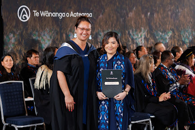 Photo from the TWoA Tāmaki Makaurau 2023 November Graduations (Ceremony 1 @ 1pm), held at the Due Drop Events Centre, Manukau, Auckland, New Zealand on Tuesday, 28 November, 2023. Photo: Mike Walen / KeyImagery Photography. Copyright: © Te Wānanga o Aotearoa.