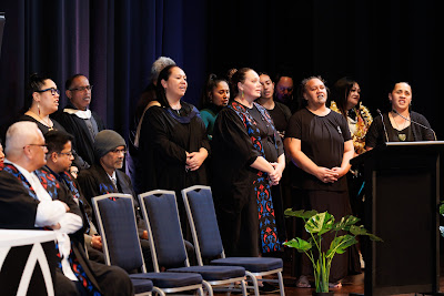 Photo from the TWoA Tāmaki Makaurau 2023 Graduations (Ceremony 3 @ 8pm), held at the Due Drop Events Centre, Manukau, Auckland, New Zealand on Wednesday, 7 June, 2023. Photo: Mike Walen / KeyImagery Photography. Copyright: © Te Wānanga o Aotearoa.