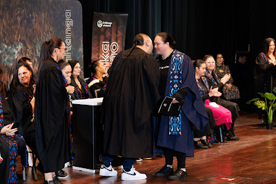 Photo from the TWoA Tāmaki Makaurau 2023 Graduations (Ceremony 4 @ 10am), held at the Due Drop Events Centre, Manukau, Auckland, New Zealand on Thursday, 8 June, 2023. Photo: Mike Walen / KeyImagery Photography. Copyright: © Te Wānanga o Aotearoa.