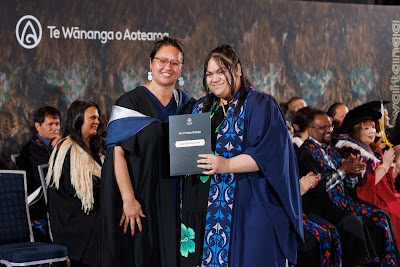 Photo from the TWoA Tāmaki Makaurau 2023 November Graduations (Ceremony 1 @ 1pm), held at the Due Drop Events Centre, Manukau, Auckland, New Zealand on Tuesday, 28 November, 2023. Photo: Mike Walen / KeyImagery Photography. Copyright: © Te Wānanga o Aotearoa.