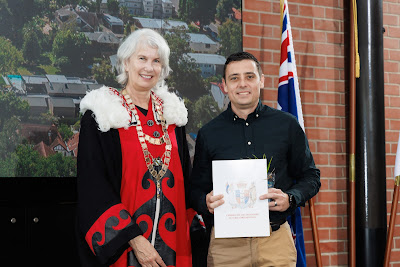 Photo from the HCC NZ Citizenship Ceremony 1 (Morning) held at The Atrium, Wintec/Te Pukenga, Hamilton, Waikato, New Zealand at 10:00am on Monday, 15 April, 2024. Photo: Mike Walen / KeyImagery Photography. Copyright: © Hamilton City Council.