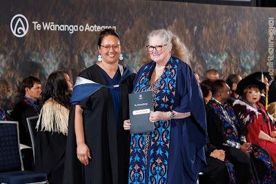 Photo from the TWoA Tāmaki Makaurau 2023 November Graduations (Ceremony 1 @ 1pm), held at the Due Drop Events Centre, Manukau, Auckland, New Zealand on Tuesday, 28 November, 2023. Photo: Mike Walen / KeyImagery Photography. Copyright: © Te Wānanga o Aotearoa.