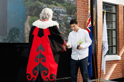 Photo from the HCC NZ Citizenship Ceremony (Morning) held in The Atrium, Wintec/Te Pukenga, Hamilton, Waikato, New Zealand at 10:00am on Monday, 12 February, 2024. Photo: Mike Walen / KeyImagery Photography. Copyright: © Hamilton City Council.