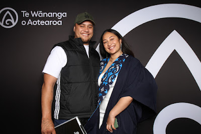 Photo from the TWoA Tāmaki Makaurau 2023 November Graduations (Ceremony 1 @ 1pm), held at the Due Drop Events Centre, Manukau, Auckland, New Zealand on Tuesday, 28 November, 2023. Photo: InstaBooth by KeyImagery Photography. Copyright: © Te Wānanga o Aotearoa.