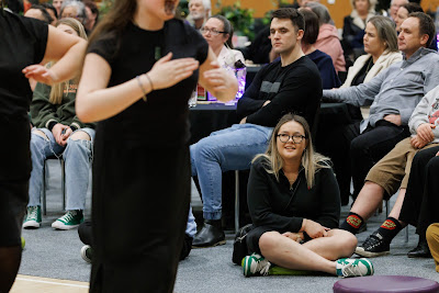 Photo from the Waikato Diocesan Whānau Dinner 2022 held in the school gym at Waikato Diocesan, Hamilton, New Zealand. Taken: Friday, 9 September 2022. Photography: Mike Walen / KeyImagery Photography. Copyright: © Waikato Diocesan School for Girls.