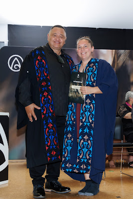 Photo from the TWoA Te Tai Tokerau (Kaitaia) 2025 Graduation held at Te Kura Kaupapa Maori o Pukemiro in Kaitaia, Northland, New Zealand on Monday, 14 April, 2025. Photo by Mike Walen / KeyImagery Photography. Copyright: © 2025 Te Wānanga o Aotearoa.