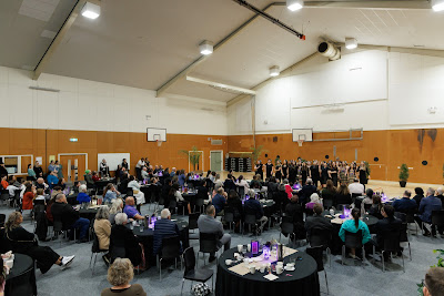 Photo from the Waikato Diocesan Whānau Dinner 2022 held in the school gym at Waikato Diocesan, Hamilton, New Zealand. Taken: Friday, 9 September 2022. Photography: Mike Walen / KeyImagery Photography. Copyright: © Waikato Diocesan School for Girls.