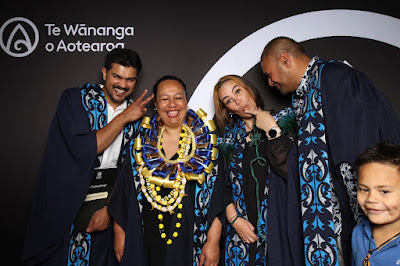 Photo from the TWoA Tāmaki Makaurau 2023 November Graduations (Ceremony 1 @ 1pm), held at the Due Drop Events Centre, Manukau, Auckland, New Zealand on Tuesday, 28 November, 2023. Photo: InstaBooth by KeyImagery Photography. Copyright: © Te Wānanga o Aotearoa.