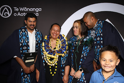 Photo from the TWoA Tāmaki Makaurau 2023 November Graduations (Ceremony 1 @ 1pm), held at the Due Drop Events Centre, Manukau, Auckland, New Zealand on Tuesday, 28 November, 2023. Photo: InstaBooth by KeyImagery Photography. Copyright: © Te Wānanga o Aotearoa.