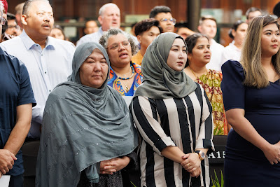 Photo from the HCC NZ Citizenship Ceremony 2 (Afternoon) held at The Atrium, Wintec/Te Pukenga, Hamilton, Waikato, New Zealand at 3:30pm on Monday, 11 March, 2024. Photo: Mike Walen / KeyImagery Photography. Copyright: © Hamilton City Council.