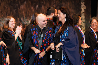 Photo from the TWoA Tāmaki Makaurau 2023 Graduations (Ceremony 5 @ 3pm), held at the Due Drop Events Centre, Manukau, Auckland, New Zealand on Thursday, 8 June, 2023. Photo: Mike Walen / KeyImagery Photography. Copyright: © Te Wānanga o Aotearoa.