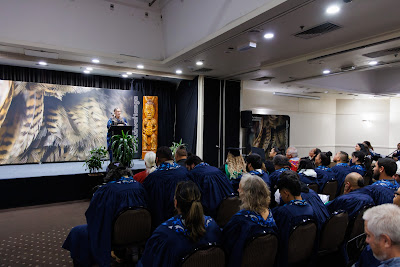 Photo from the TWoA Waiariki 2025 Graduations (Waiwhero) held at the Distinction Hotel, Rotorua, Bay of Plenty, New Zealand on Friday, 9 May, 2025. Photography by Mike Walen / KeyImagery Photography. Copyright: © 2025 Te Wānanga o Aotearoa.