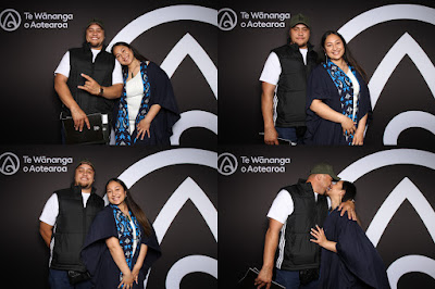 Photo from the TWoA Tāmaki Makaurau 2023 November Graduations (Ceremony 1 @ 1pm), held at the Due Drop Events Centre, Manukau, Auckland, New Zealand on Tuesday, 28 November, 2023. Photo: InstaBooth by KeyImagery Photography. Copyright: © Te Wānanga o Aotearoa.