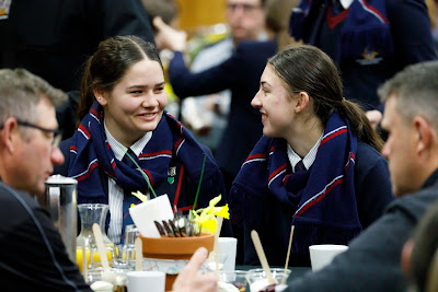 Photo from the 2021 Father/Daughter Breakfast held in the Nancy Light Hall at Waikato Diocesan in Hamilton, Waikato, New Zealand. Taken: Friday, 13 August 2021. Photography: Mike Walen / KeyImagery Photography. Copyright: © Waikato Diocesan School for Girls.