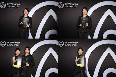Photo from the TWoA Tāmaki Makaurau 2023 November Graduations (Ceremony 2 @ 6pm), held at the Due Drop Events Centre, Manukau, Auckland, New Zealand on Tuesday, 28 November, 2023. Photo: InstaBooth by KeyImagery Photography. Copyright: © Te Wānanga o Aotearoa.