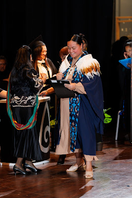 Photo from the TWoA Tāmaki Makaurau 2023 Graduations (Ceremony 1 @ 10am), held at the Due Drop Events Centre, Manukau, Auckland, New Zealand on Wednesday, 7 June, 2023. Photo: Mike Walen / KeyImagery Photography. Copyright: © Te Wānanga o Aotearoa.