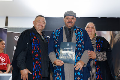 Photo from the TWoA Te Tai Tokerau (Kaitaia) 2025 Graduation held at Te Kura Kaupapa Maori o Pukemiro in Kaitaia, Northland, New Zealand on Monday, 14 April, 2025. Photo by Mike Walen / KeyImagery Photography. Copyright: © 2025 Te Wānanga o Aotearoa.