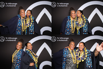 Photo from the TWoA Tāmaki Makaurau 2023 November Graduations (Ceremony 1 @ 1pm), held at the Due Drop Events Centre, Manukau, Auckland, New Zealand on Tuesday, 28 November, 2023. Photo: InstaBooth by KeyImagery Photography. Copyright: © Te Wānanga o Aotearoa.