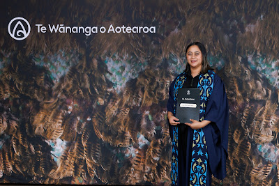 Photo from the TWoA Tāmaki Makaurau 2023 Graduations (Ceremony 6 @ 8pm), held at the Due Drop Events Centre, Manukau, Auckland, New Zealand on Thursday, 8 June, 2023. Photo: Mike Walen / KeyImagery Photography. Copyright: © Te Wānanga o Aotearoa.
