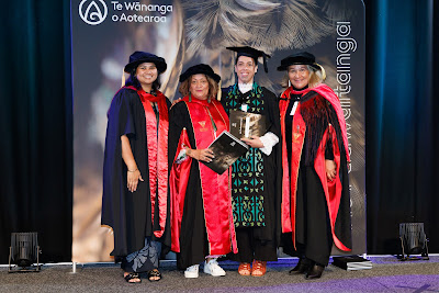 Photo from the TWoA Tainui 2025 Graduations (Ceremony 3 @ 10am) held at Claudelands Event Centre in Hamilton, Waikato, New Zealand on Wednesday, 30 April, 2025. Photography by Mike Walen / KeyImagery Photography. Copyright: © 2025 Te Wānanga o Aotearoa.