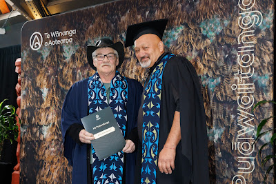 Photo from the TWoA Waiariki 2023 Graduations (Waiwhero), held at Te Puia, Rotorua, Bay of Plenty, New Zealand on Friday, 12 May, 2023. Photo: Mike Walen / KeyImagery Photography. Copyright: © Te Wānanga o Aotearoa.