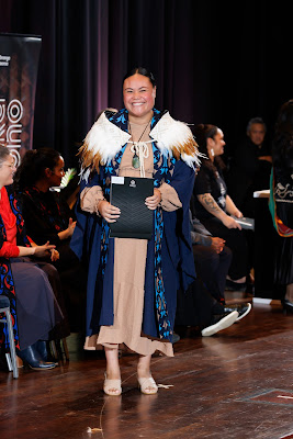 Photo from the TWoA Tāmaki Makaurau 2023 Graduations (Ceremony 1 @ 10am), held at the Due Drop Events Centre, Manukau, Auckland, New Zealand on Wednesday, 7 June, 2023. Photo: Mike Walen / KeyImagery Photography. Copyright: © Te Wānanga o Aotearoa.