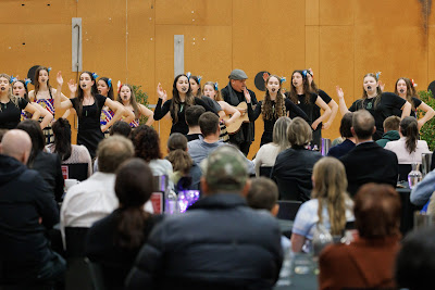 Photo from the Waikato Diocesan Whānau Dinner 2022 held in the school gym at Waikato Diocesan, Hamilton, New Zealand. Taken: Friday, 9 September 2022. Photography: Mike Walen / KeyImagery Photography. Copyright: © Waikato Diocesan School for Girls.