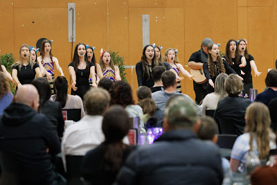 Photo from the Waikato Diocesan Whānau Dinner 2022 held in the school gym at Waikato Diocesan, Hamilton, New Zealand. Taken: Friday, 9 September 2022. Photography: Mike Walen / KeyImagery Photography. Copyright: © Waikato Diocesan School for Girls.