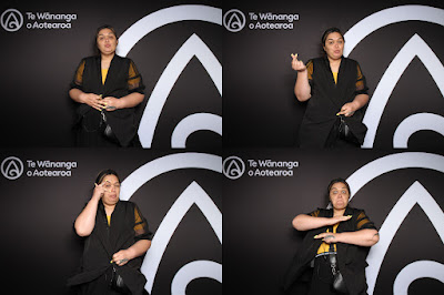 Photo from the TWoA Tāmaki Makaurau 2023 November Graduations (Ceremony 2 @ 6pm), held at the Due Drop Events Centre, Manukau, Auckland, New Zealand on Tuesday, 28 November, 2023. Photo: InstaBooth by KeyImagery Photography. Copyright: © Te Wānanga o Aotearoa.