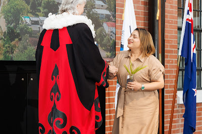 Photo from the HCC NZ Citizenship Ceremony 2 (Afternoon) held at The Atrium, Wintec/Te Pukenga, Hamilton, Waikato, New Zealand at 3:30pm on Monday, 11 March, 2024. Photo: Mike Walen / KeyImagery Photography. Copyright: © Hamilton City Council.