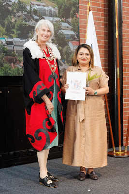 Photo from the HCC NZ Citizenship Ceremony 2 (Afternoon) held at The Atrium, Wintec/Te Pukenga, Hamilton, Waikato, New Zealand at 3:30pm on Monday, 11 March, 2024. Photo: Mike Walen / KeyImagery Photography. Copyright: © Hamilton City Council.