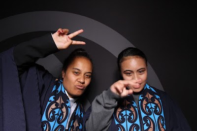 Booth photo from the TWoA Tainui 2019 Graduations (Ceremony 2),  held at Hamilton Boys' High School, Hamilton, New Zealand. Taken: Wednesday 17 April 2019. Photo: InstaBooth / KeyImagery Photography. Copyright: © Te Wānanga o Aotearoa.